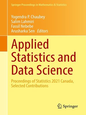 cover image of Applied Statistics and Data Science